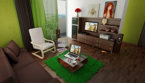 Красивое сочетание штор